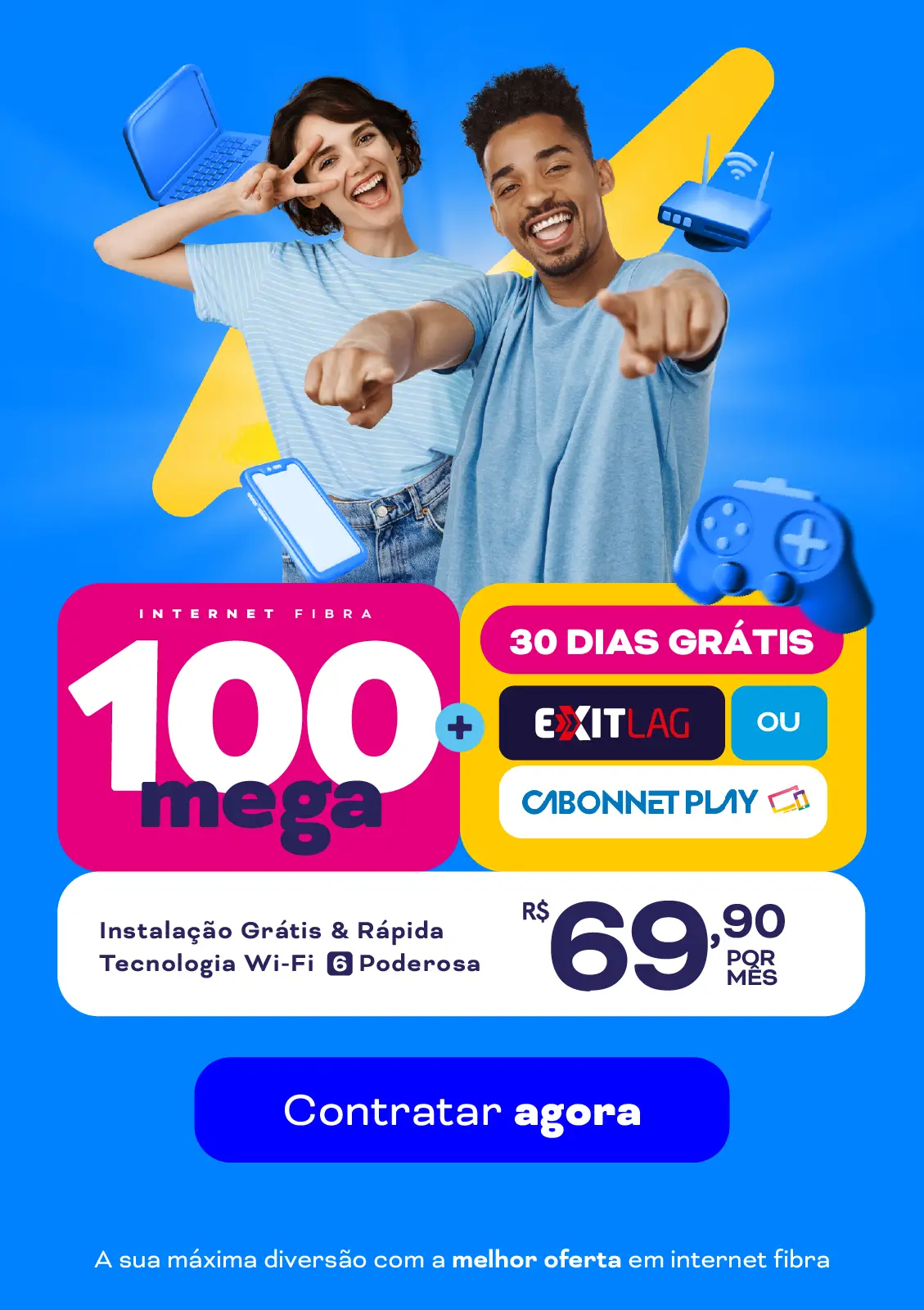 OFERTA - 100 MEGA MOBILE