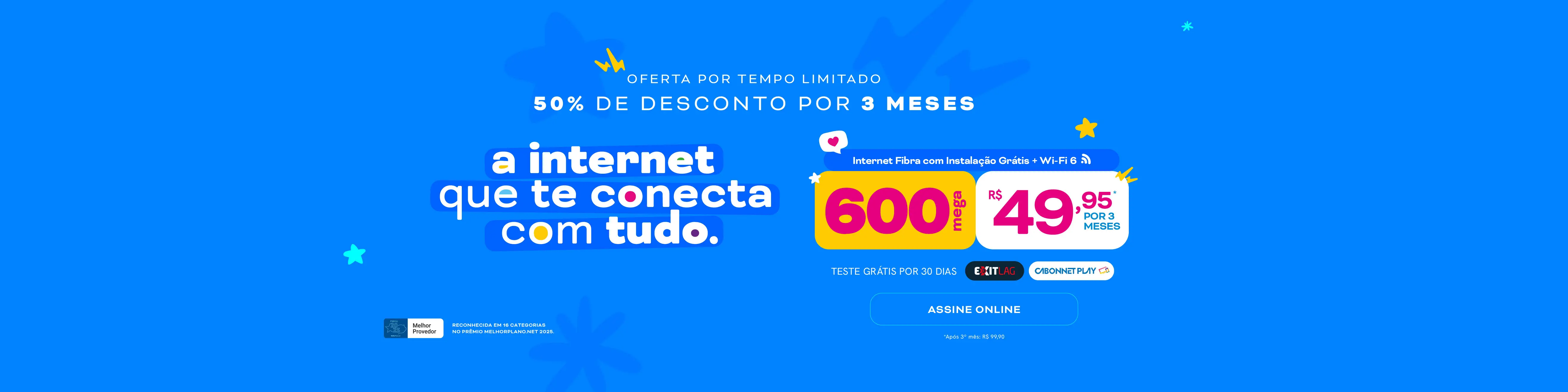 OFERTA - 600 MEGA DESKTOP 3 MESES