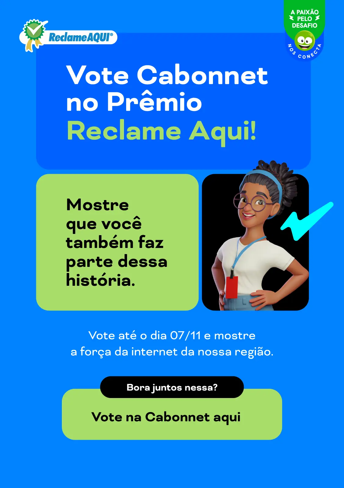 Vote na Cabonnet | Premio Reclame Aqui Desktop