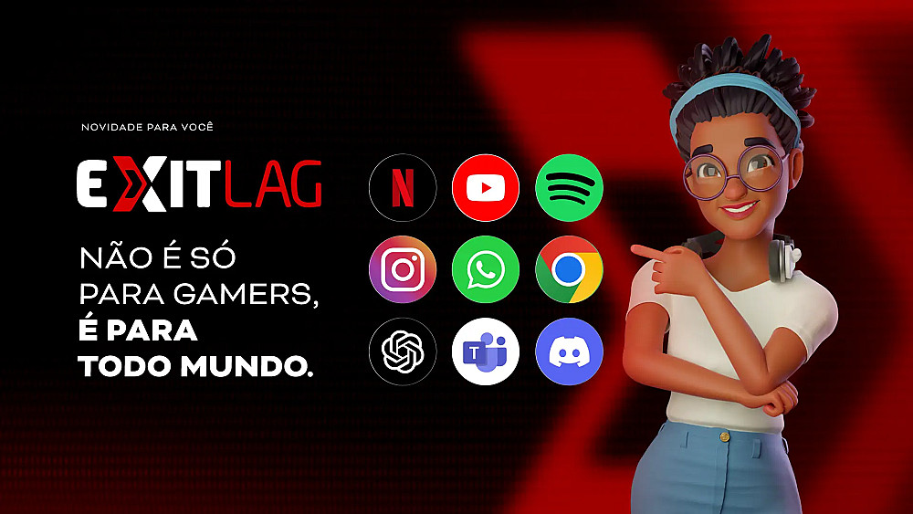 ExitLag agora otimiza TikTok, Spotify, Teams e muito mais