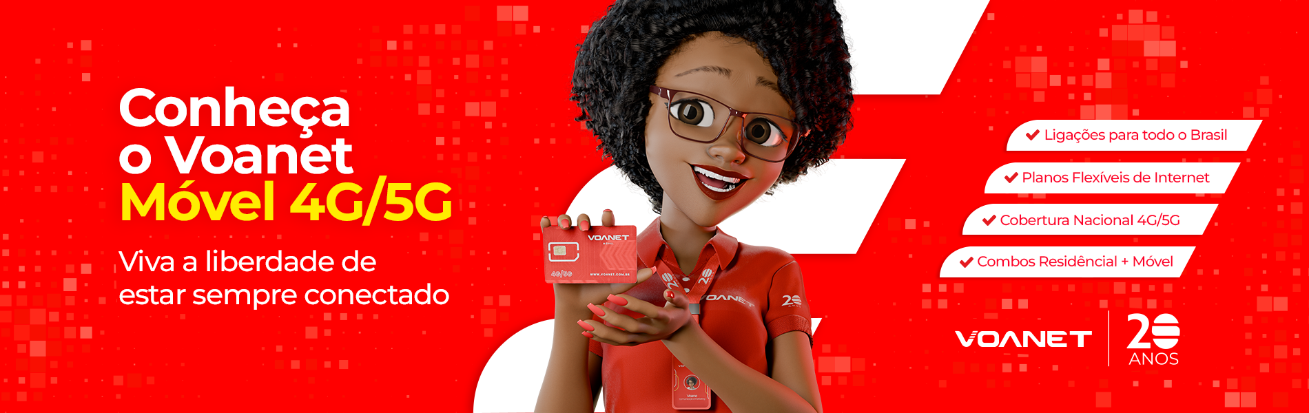 Campanha Voanet Móvel - Desktop - Cidades Ofertas